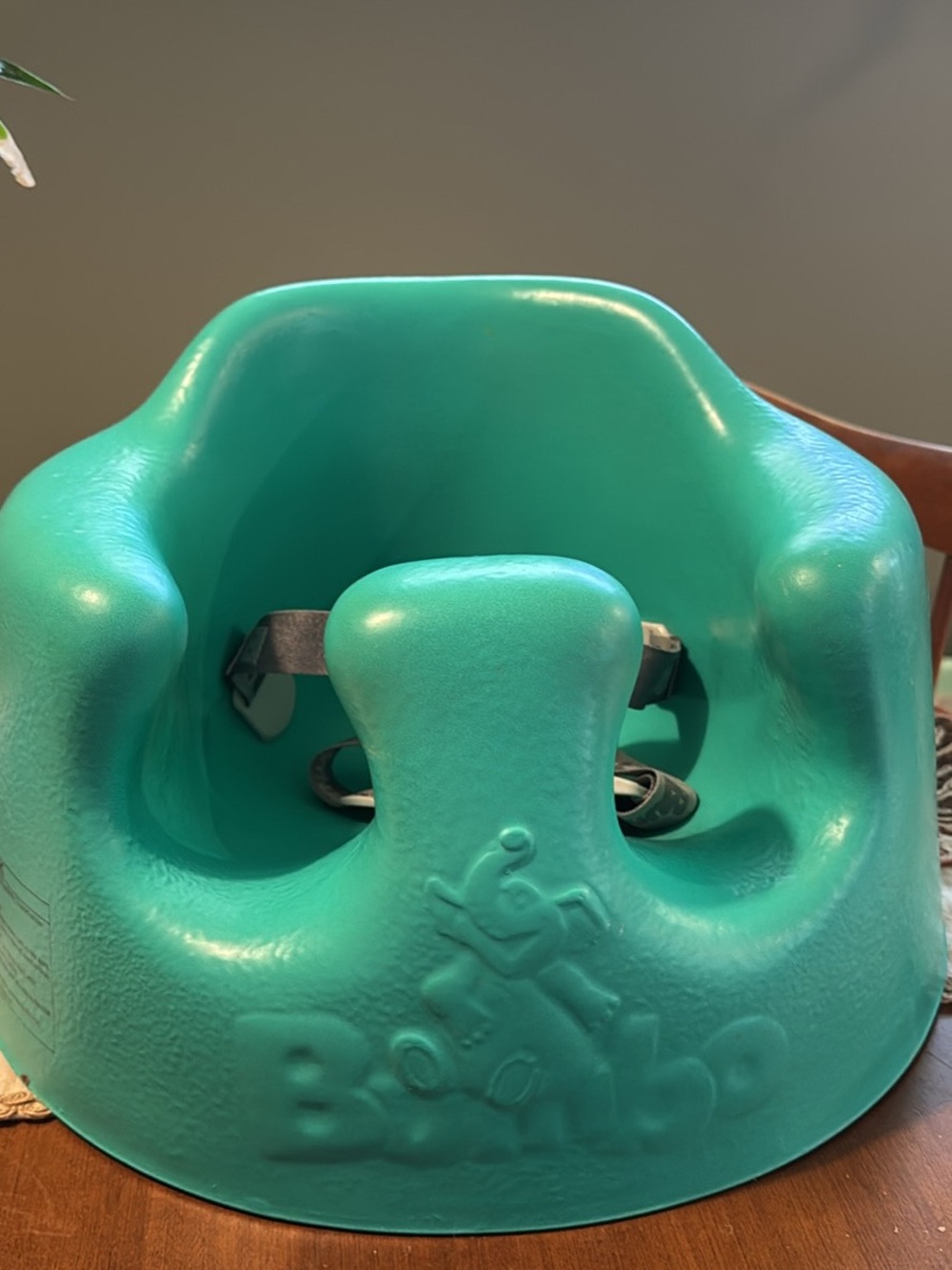 Bumbo Teal Baby Floor Seat with Safety Harness